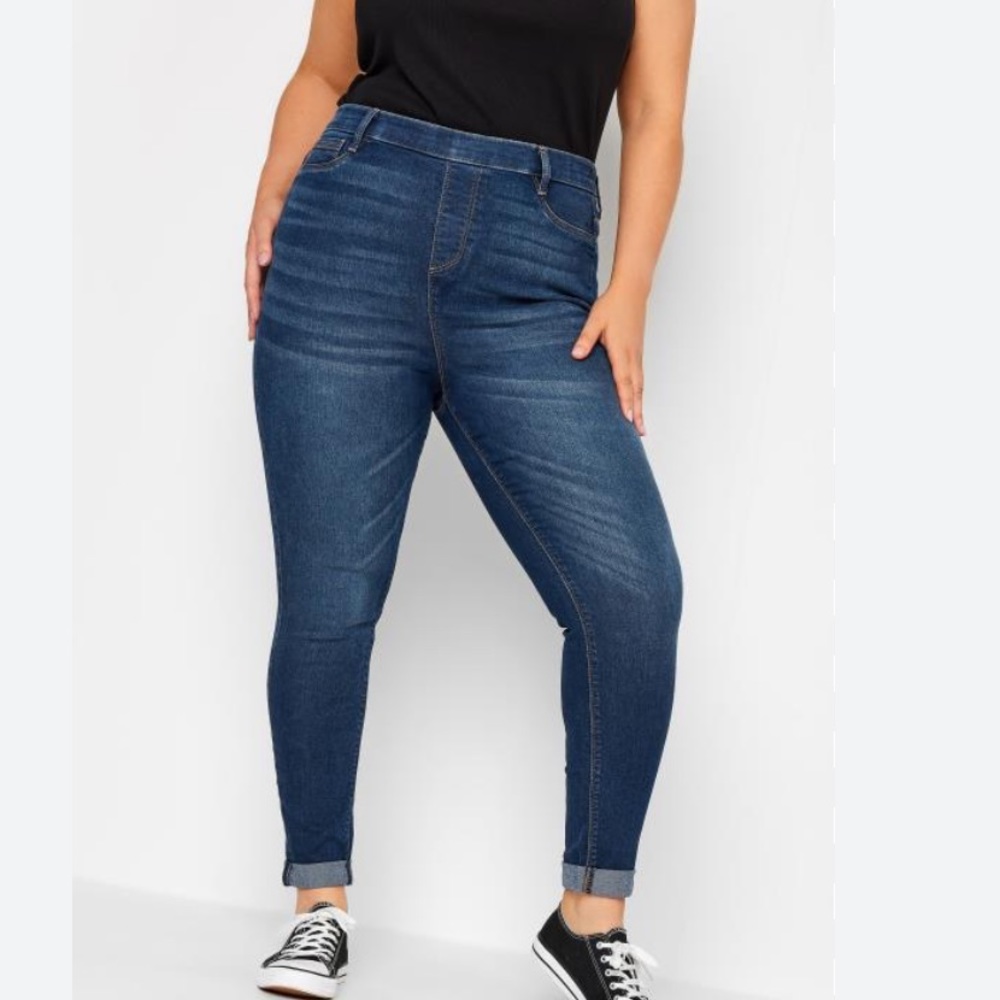 CATO EST 1946 DENIM High Rise Pullon Size 14 Denim Jeans